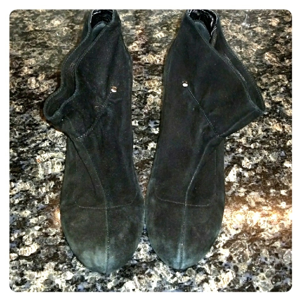BCBG suede ankle boot